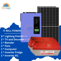 -------- HomePlus Package--------   3.2kVA Inverter  4x AGM Batteries  5 x 545W Solar Panels  Roof Rack Thunder Arrestor Cables 